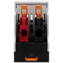 Isoblock V-1c voltage sensor with galvanic isolation front view showing input signals