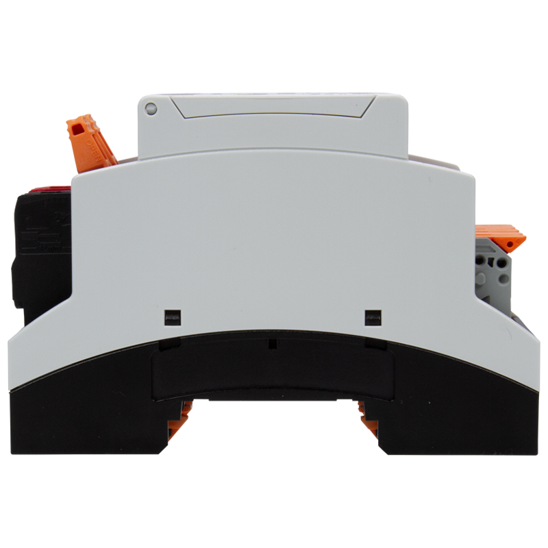 Isoblock V-1c voltage sensor with 0.1% accuracy side view showing