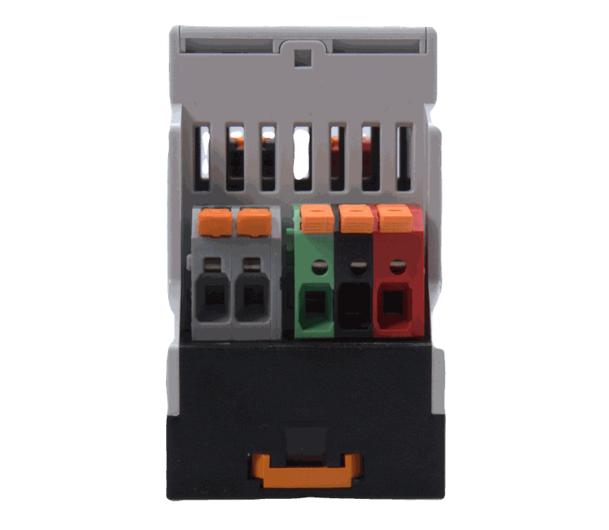 IsoBlock I-ZF by Verivolt that covers range from 20A to 2000 Amp showing terminal view